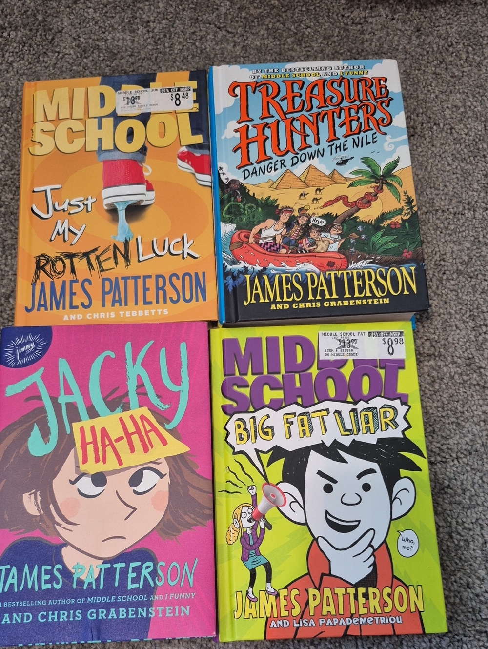James Patterson - Set Of 4 Hardcover Books
